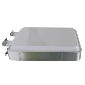 Anuncio caja de luz rectangular para exteriores