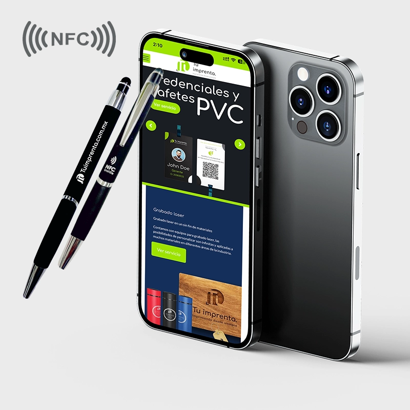 Bolígrafo Inteligente con Tecnología NFC y Grabado Láser Personalizado